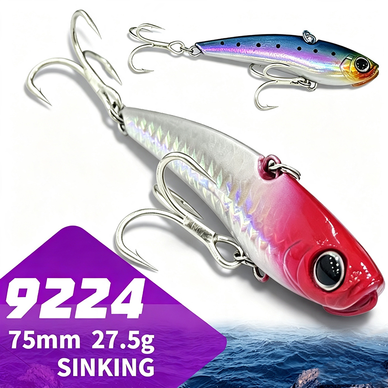 Fishing Lure Buzzbait - Esca da Pesca Vibrante Affondante 75MM