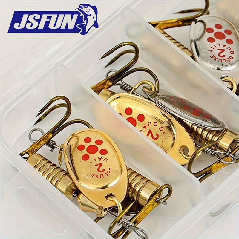 Fishing Lure Blade Bait - JSFUN Set di 10 Esche Spinner