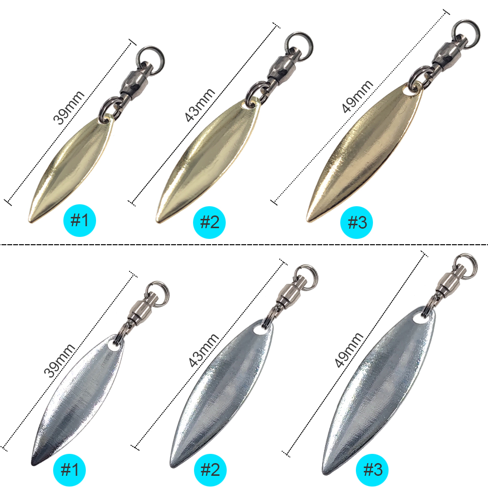 10 pz Pale Foglia di Salice Sp - Fishing Lure Buzzbait recensione e prezzo